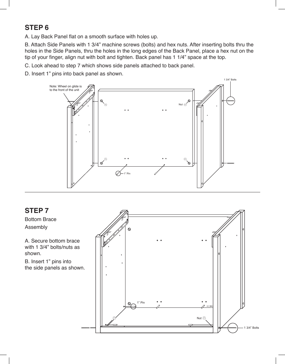 Step 6, Step 7 | Catskill Craftsmen 54238 User Manual | Page 8 / 14