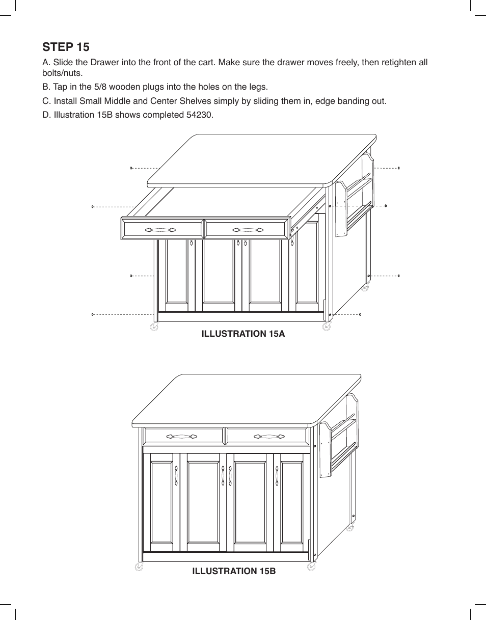 Step 15 | Catskill Craftsmen 54230 User Manual | Page 13 / 14