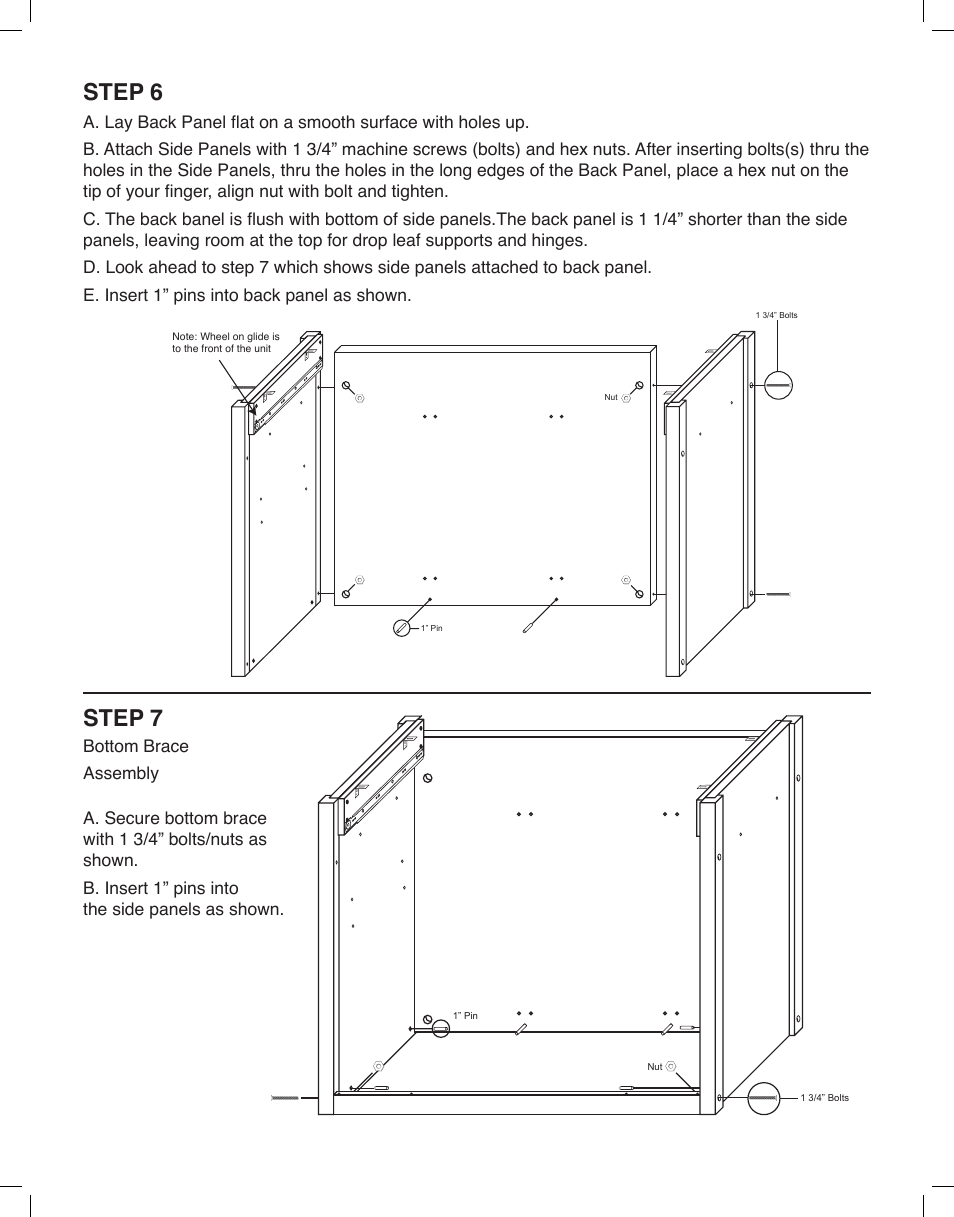 Step 6, Step 7 | Catskill Craftsmen 54228 User Manual | Page 8 / 15