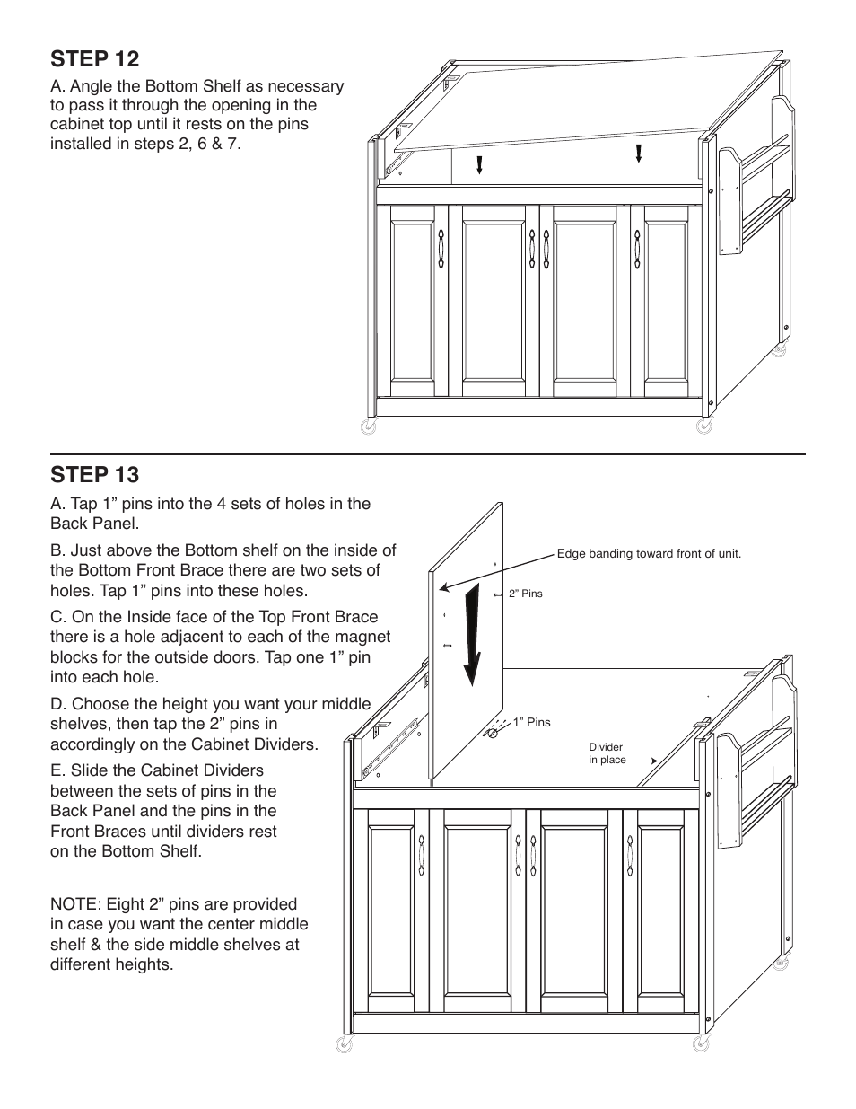 Step 12, Step 13 | Catskill Craftsmen 54220 User Manual | Page 12 / 14