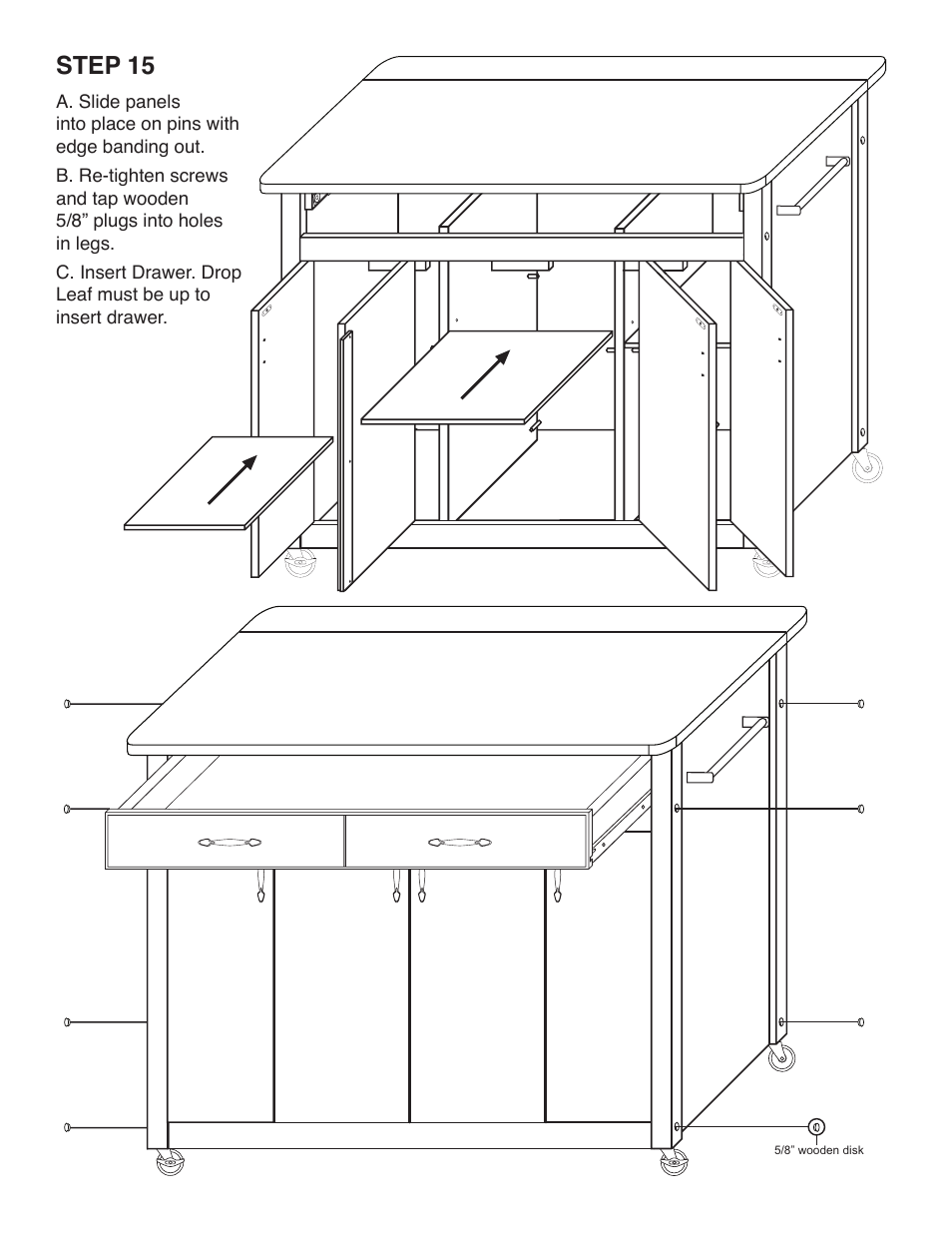 Step 15 | Catskill Craftsmen 51843 User Manual | Page 18 / 19