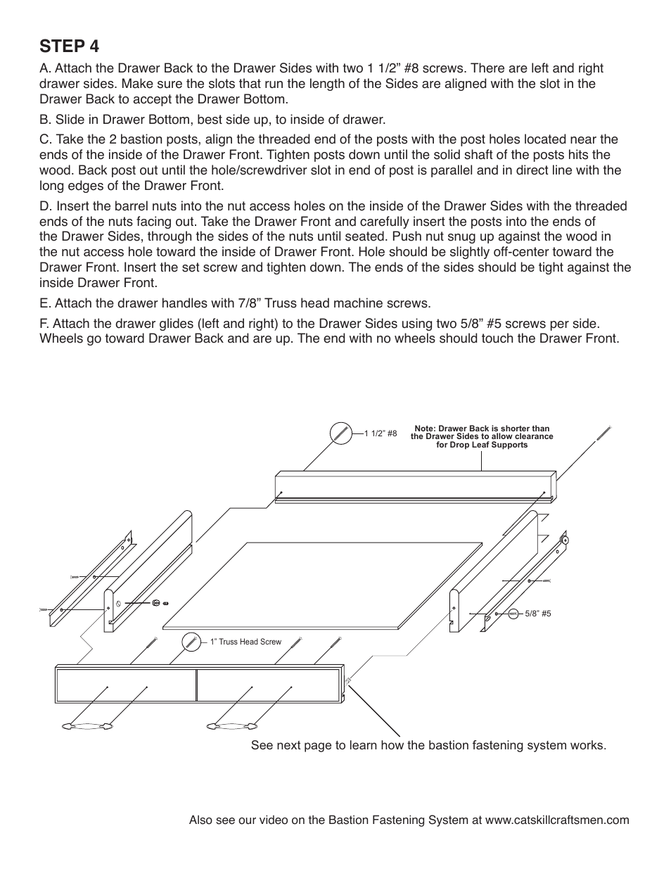 Step 4 | Catskill Craftsmen 51843 User Manual | Page 6 / 19