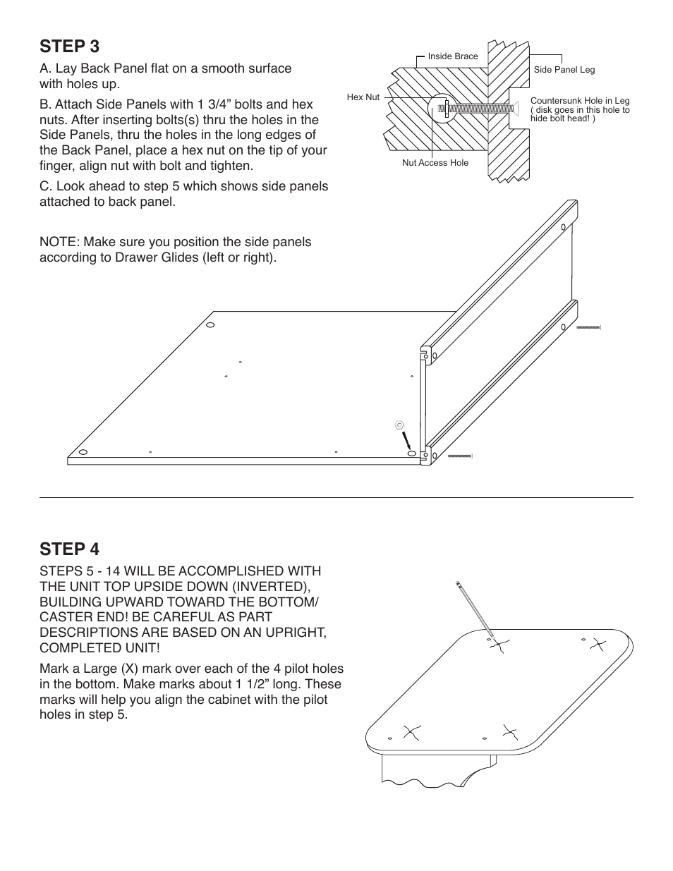 Step 3, Step 4 | Catskill Craftsmen 51576 User Manual | Page 6 / 13