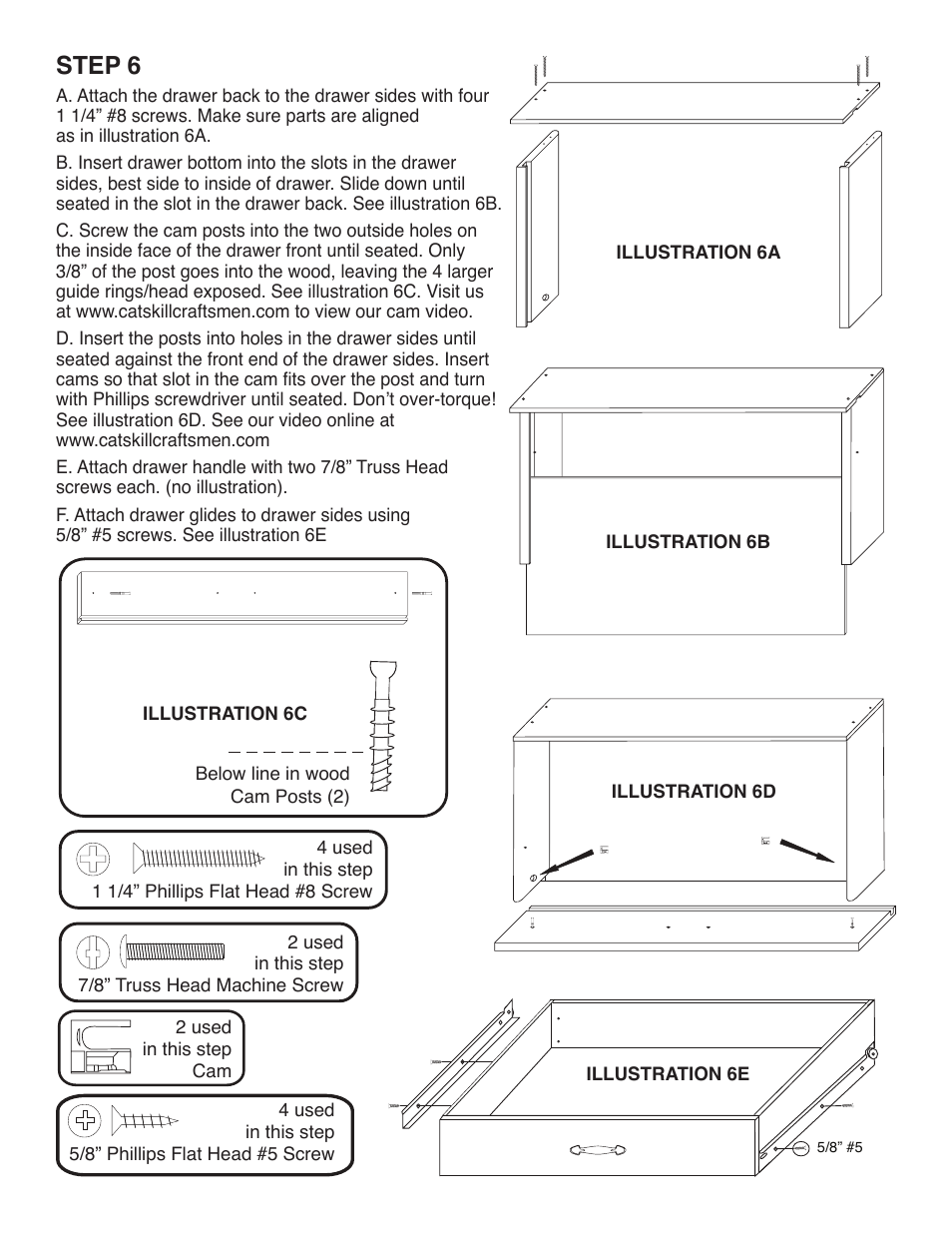 Step 6 | Catskill Craftsmen 51576 User Manual | Page 8 / 13