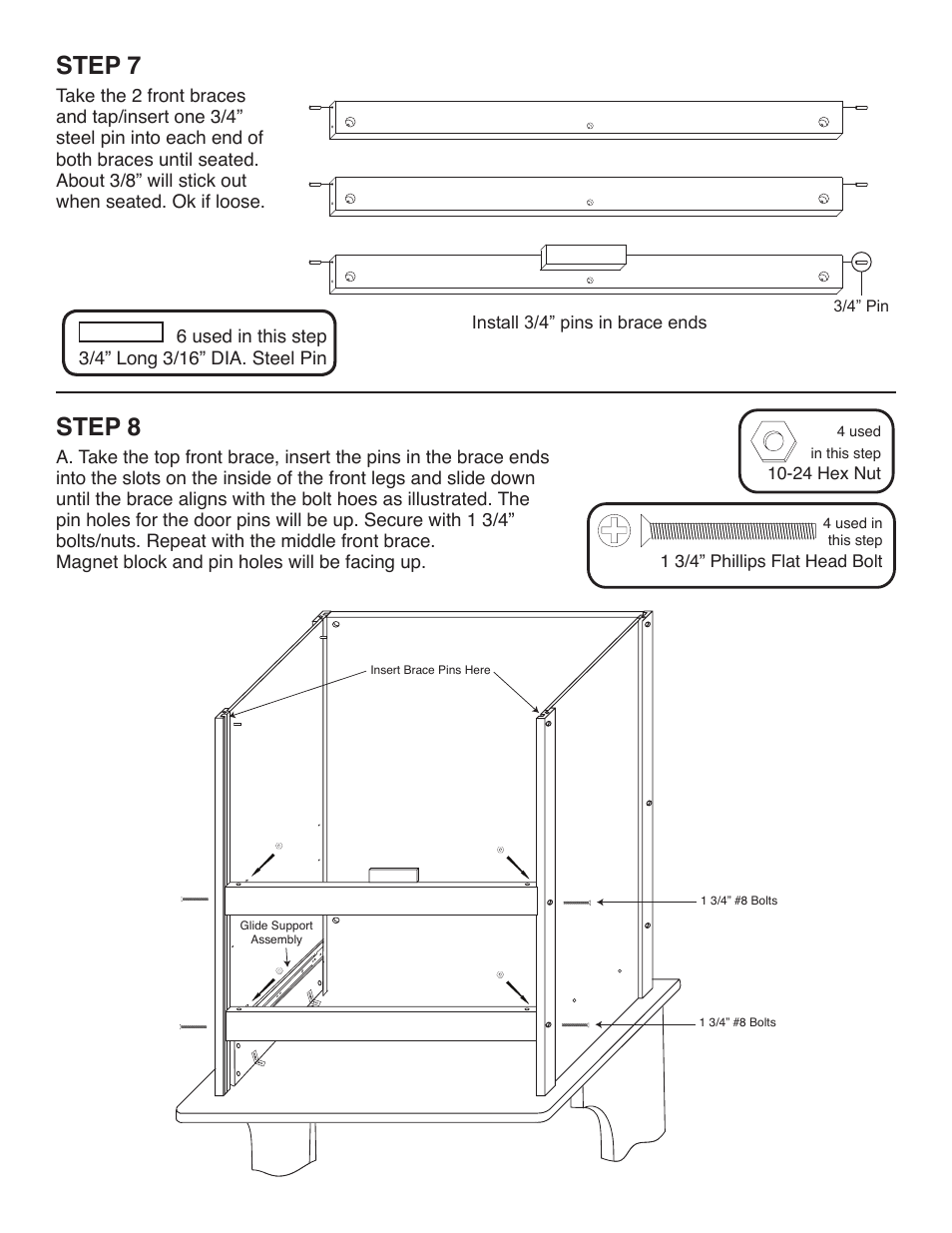 Step 7, Step 8 | Catskill Craftsmen 51576 User Manual | Page 9 / 13