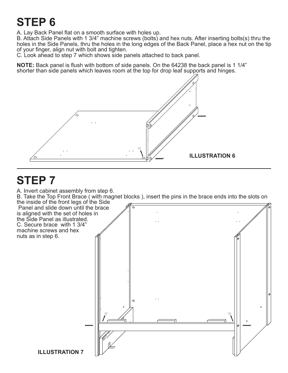 Step 6, Step 7 | Catskill Craftsmen 64238 User Manual | Page 8 / 16