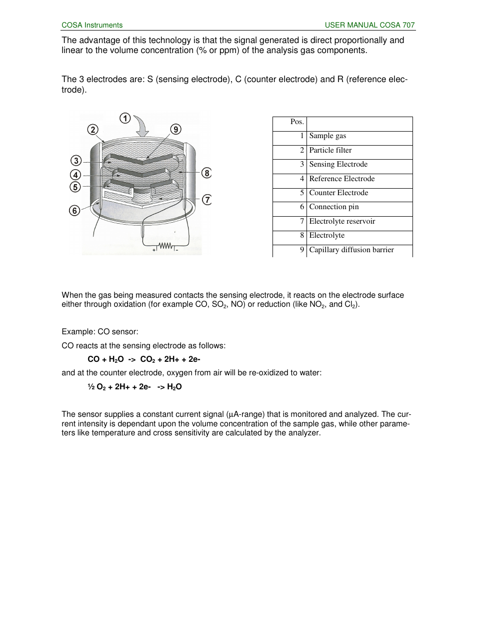 COSA Xentaur COSA 707 User Manual | Page 11 / 67