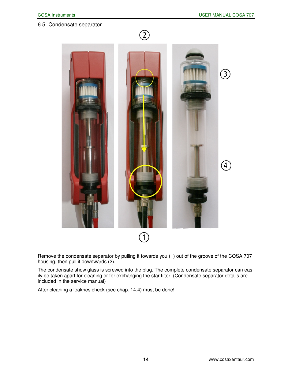 COSA Xentaur COSA 707 User Manual | Page 14 / 67