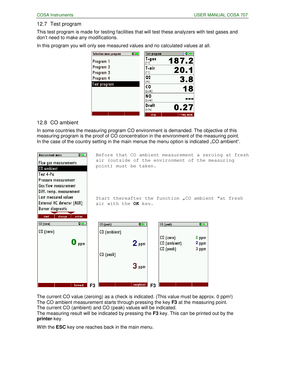 COSA Xentaur COSA 707 User Manual | Page 35 / 67