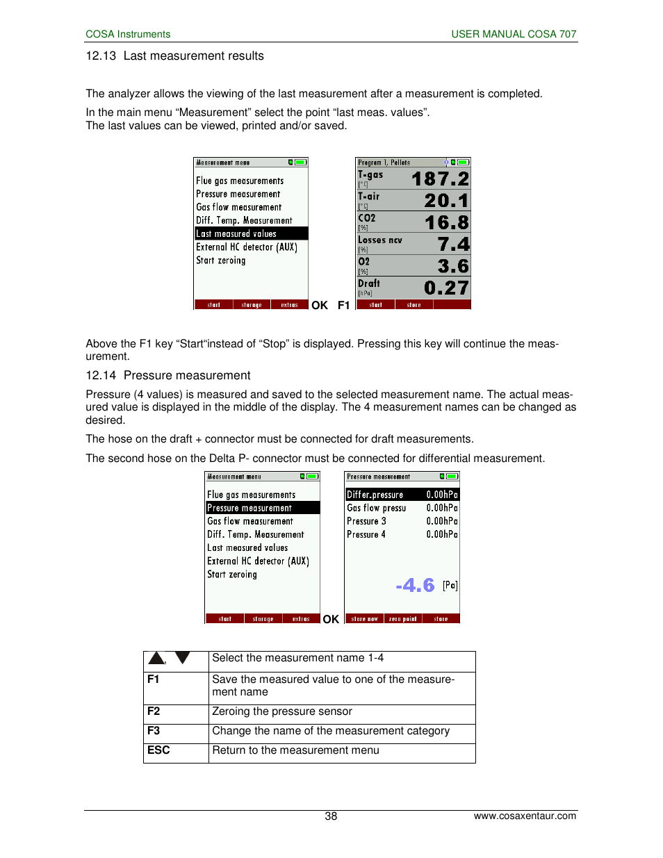 COSA Xentaur COSA 707 User Manual | Page 38 / 67