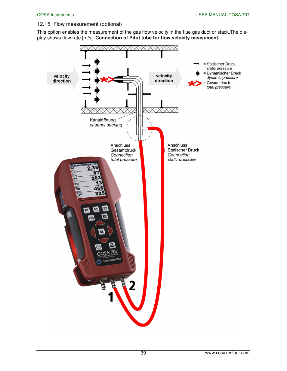 COSA Xentaur COSA 707 User Manual | Page 39 / 67