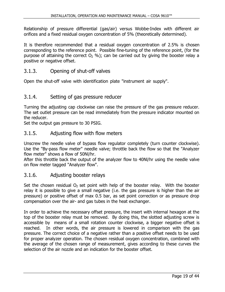 COSA Xentaur COSA 9610 User Manual | Page 19 / 44