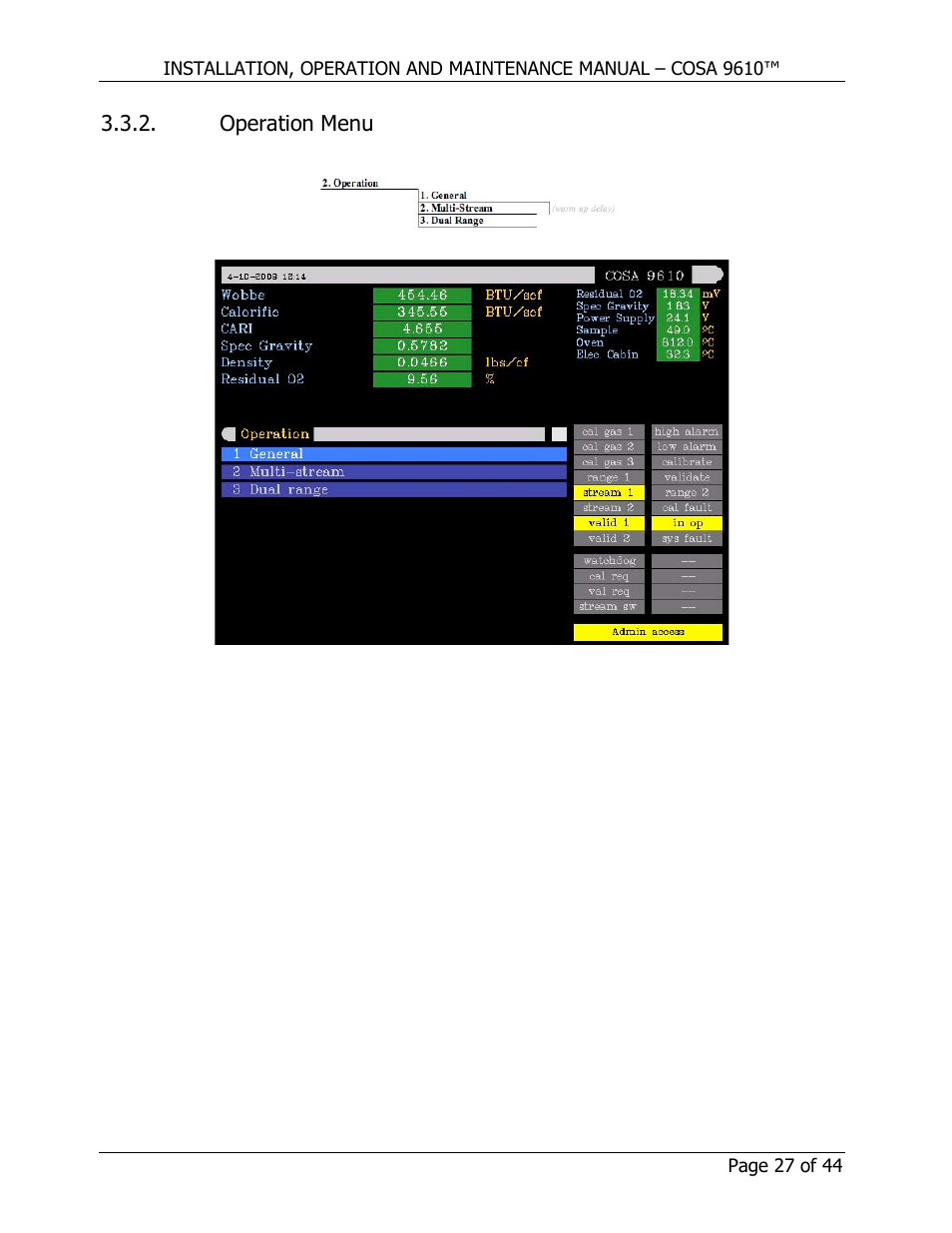 COSA Xentaur COSA 9610 User Manual | Page 27 / 44