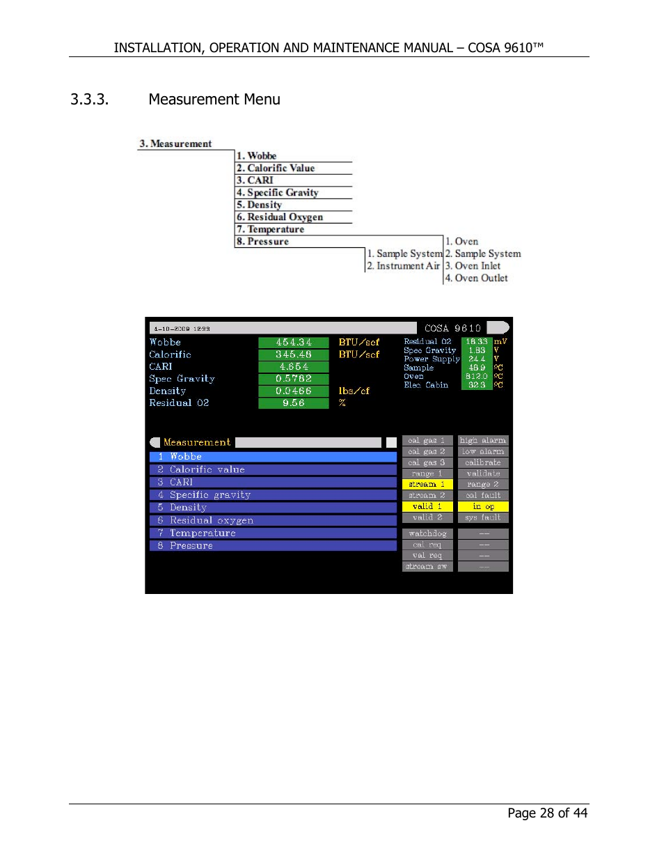 COSA Xentaur COSA 9610 User Manual | Page 28 / 44