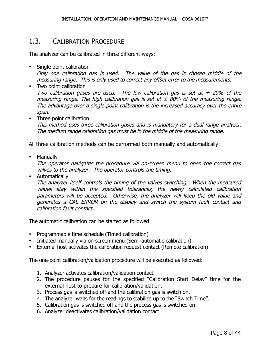 COSA Xentaur COSA 9610 User Manual | Page 8 / 44