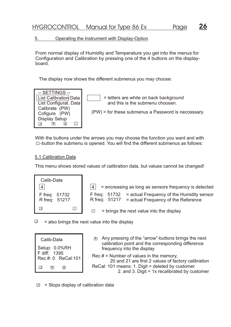 Seite1, Hygrocontrol manual for type 86 ex page | COSA Xentaur Hygrocontrol Type 86 Ex User Manual | Page 27 / 33