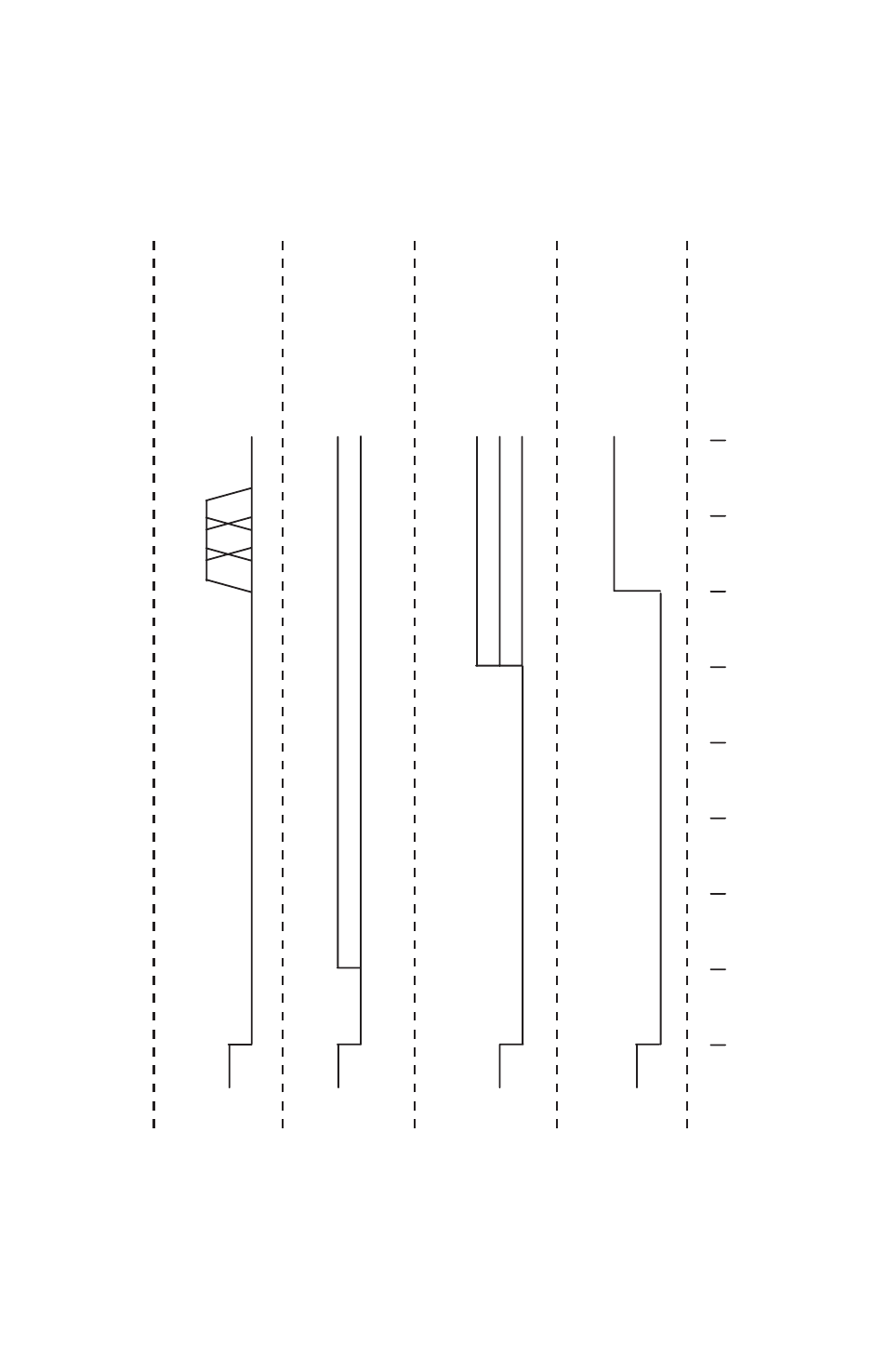 Appendix b:hdt pin 3 timing diagrams, Pin 3 timing diagrams for the 4 possible modes, Hdt user’s manual page 20 | COSA Xentaur Xentaur HDT User Manual | Page 27 / 42