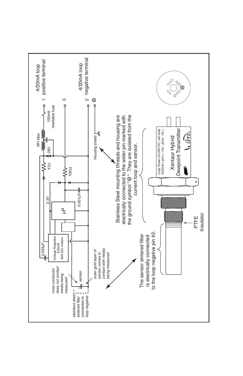 Appendix d: hdt block diagram & connections, Hdt user’s manual page 22, Xentaur hybr id de wpoint t ransmitter | COSA Xentaur Xentaur HDT User Manual | Page 29 / 42