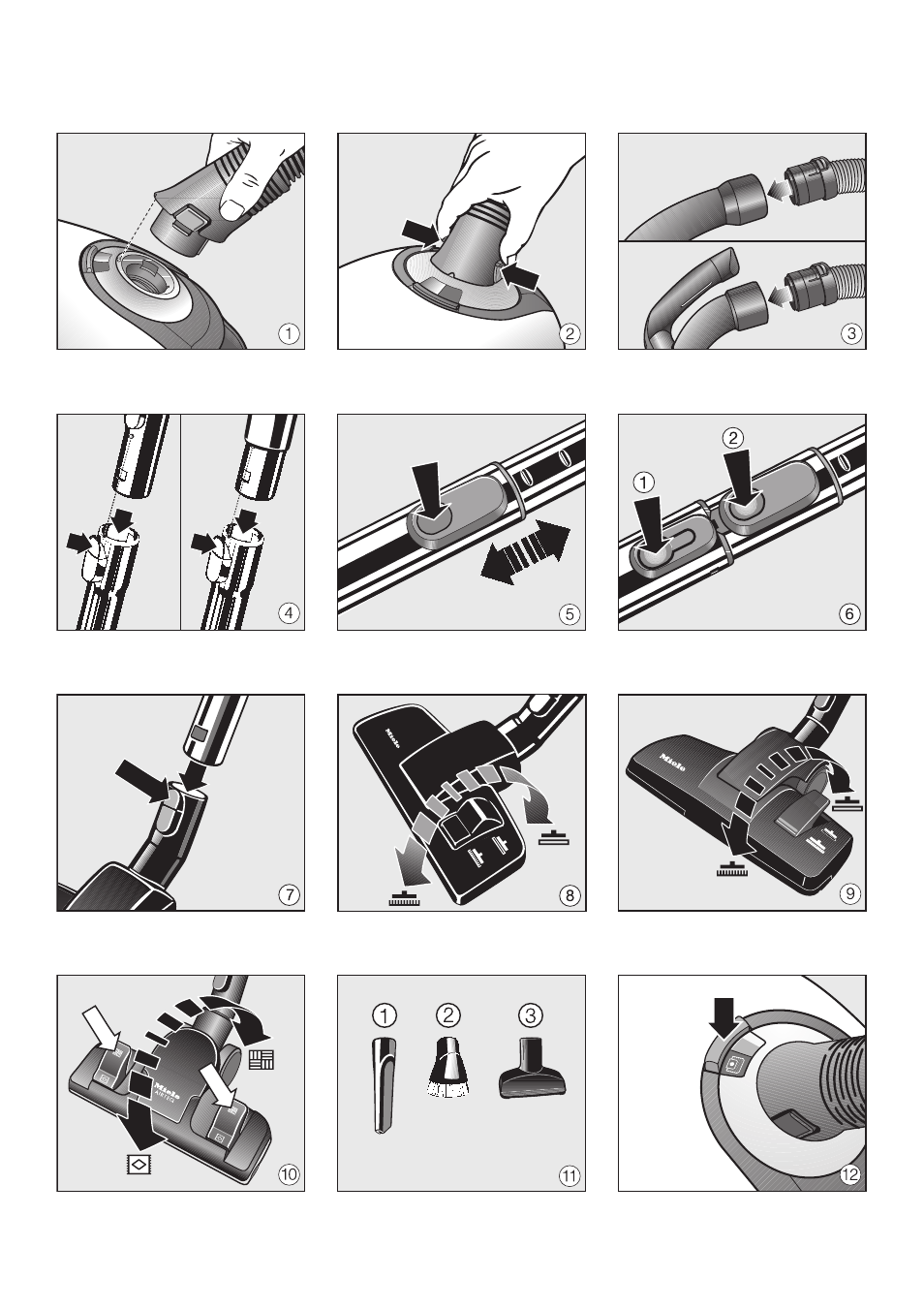 Miele S 5381 EcoLine User Manual | Page 124 / 128