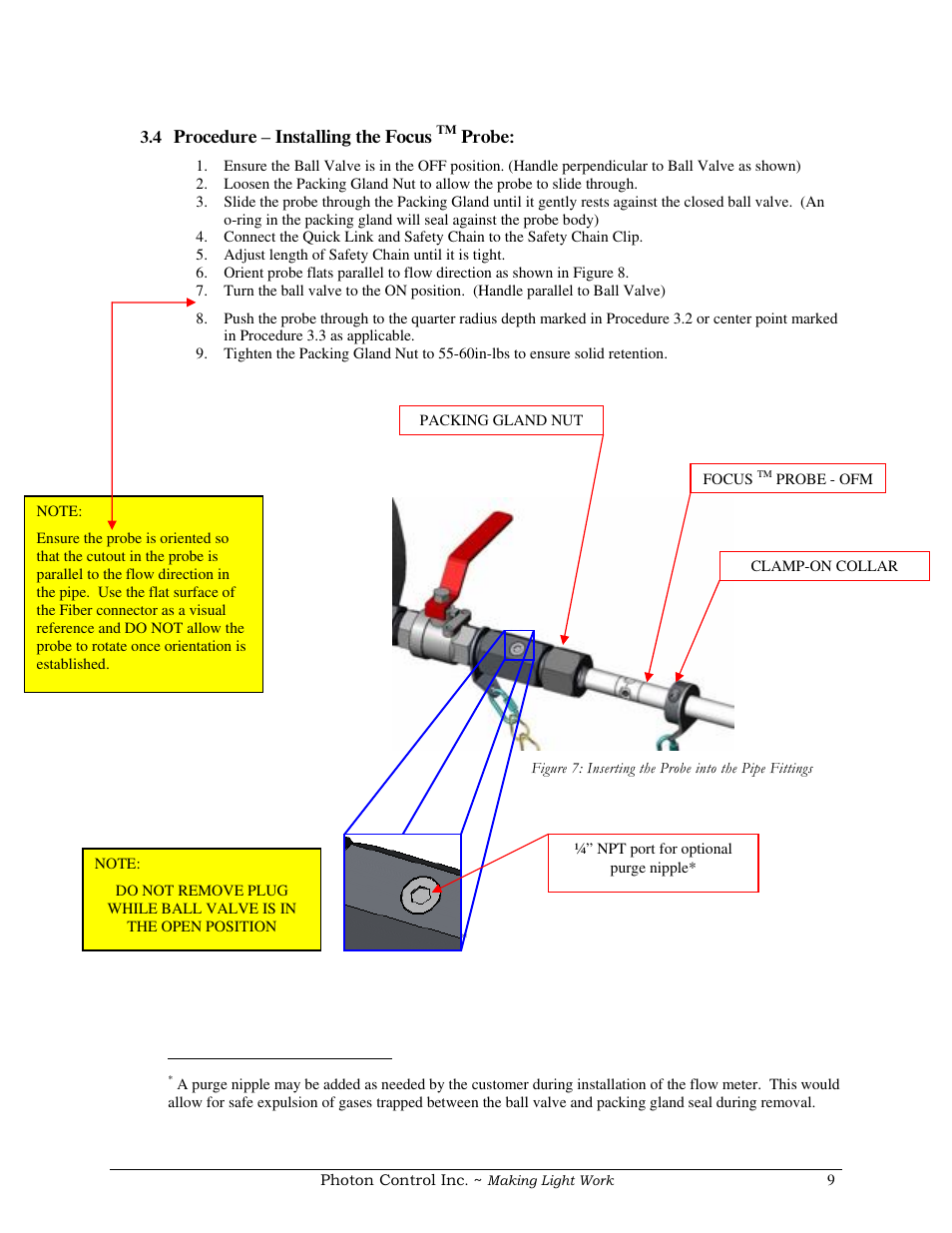 COSA Xentaur Optical Flow Meter User Manual | Page 9 / 17