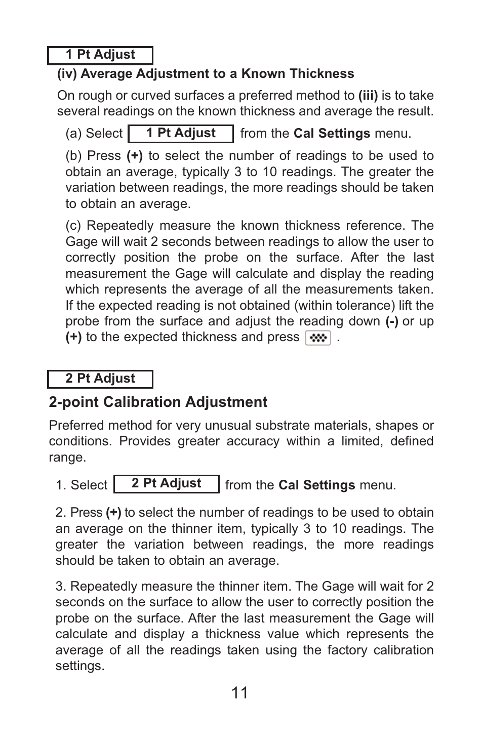 DeFelsko PosiTector 6000 v.7.3 Full Manual User Manual | Page 14 / 44