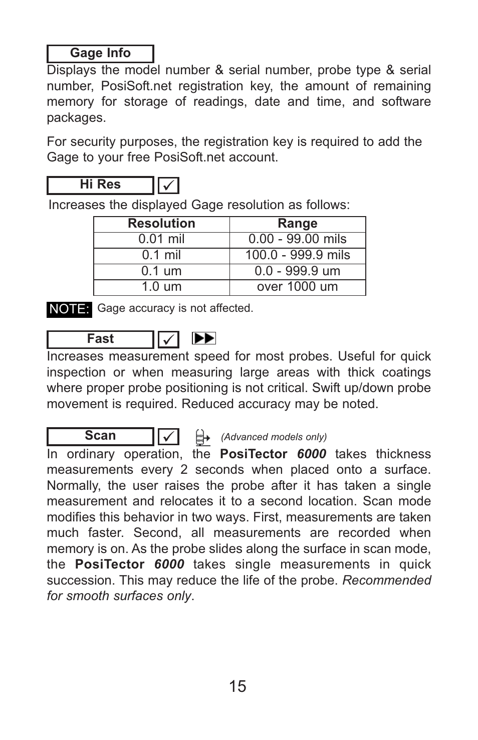 DeFelsko PosiTector 6000 v.7.3 Full Manual User Manual | Page 18 / 44
