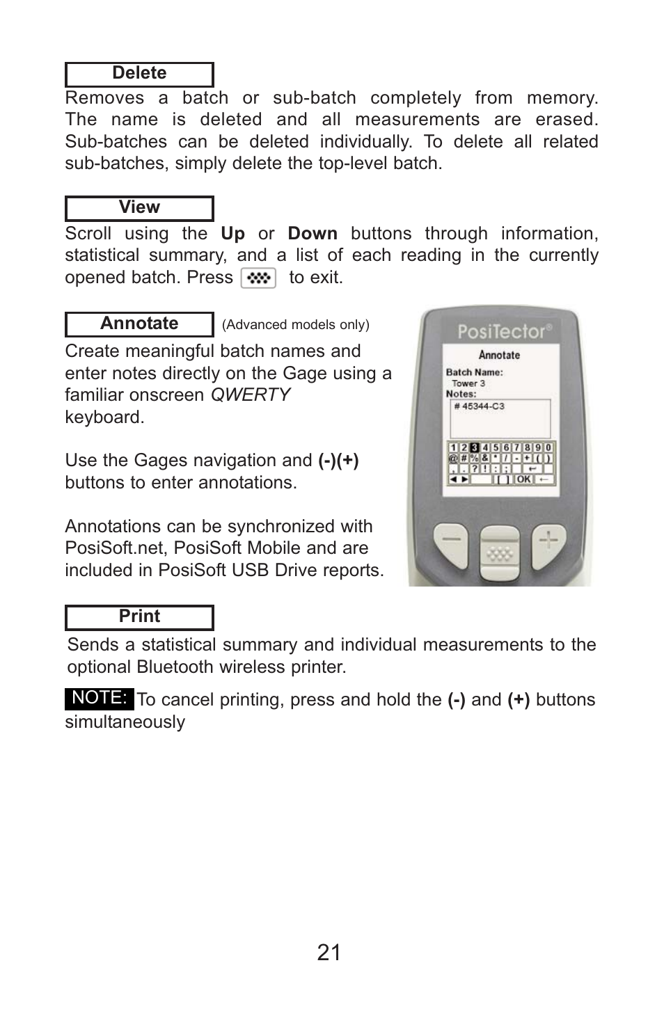 DeFelsko PosiTector 6000 v.7.3 Full Manual User Manual | Page 24 / 44