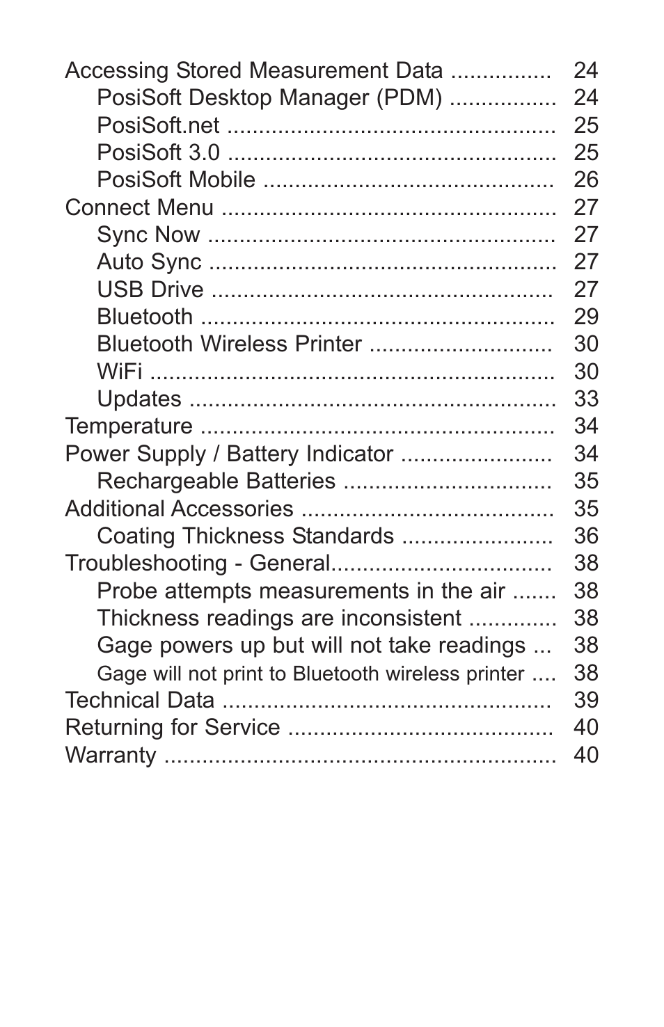 DeFelsko PosiTector 6000 v.7.3 Full Manual User Manual | Page 3 / 44