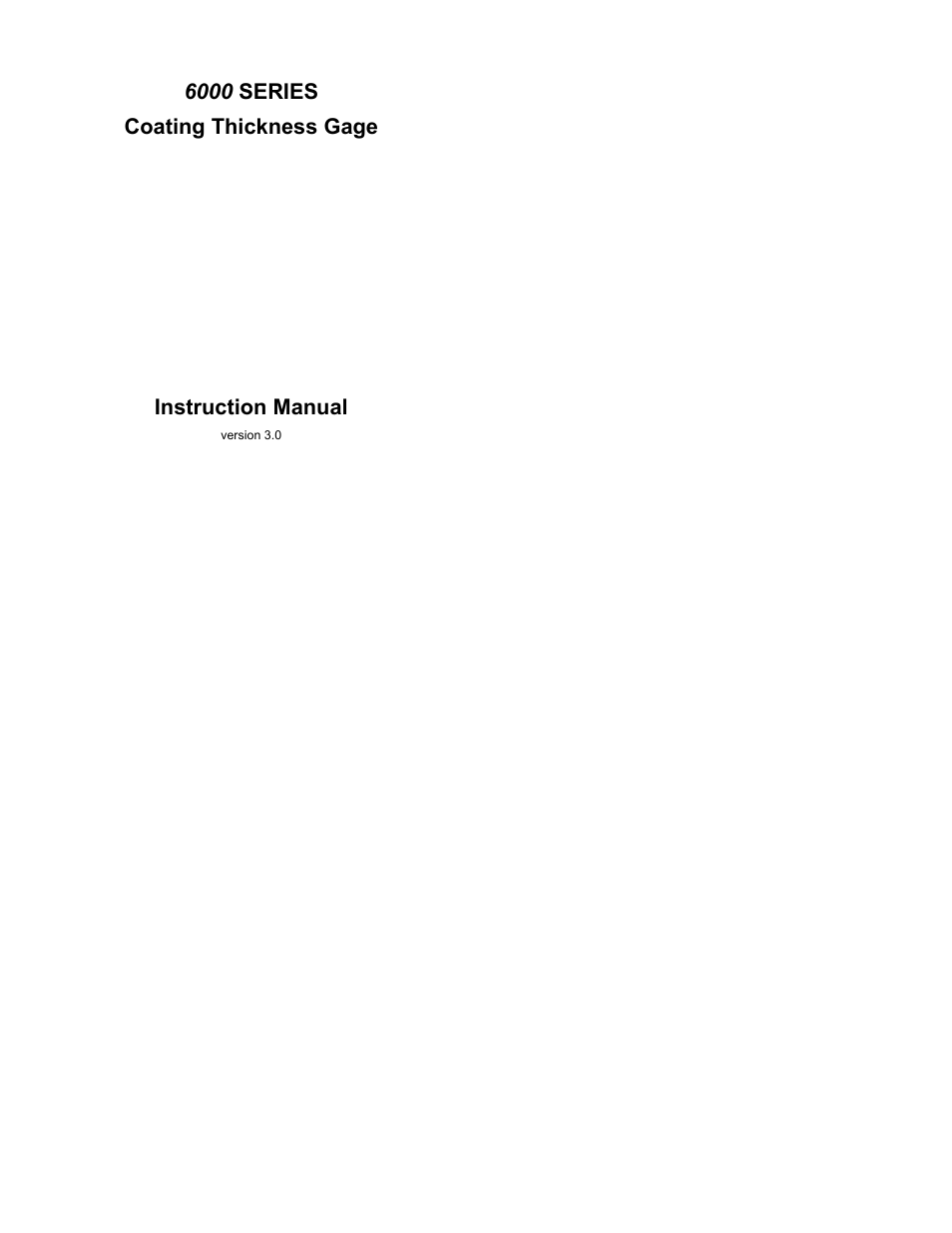 DeFelsko PosiTector 6000 v.3.0 User Manual | 7 pages