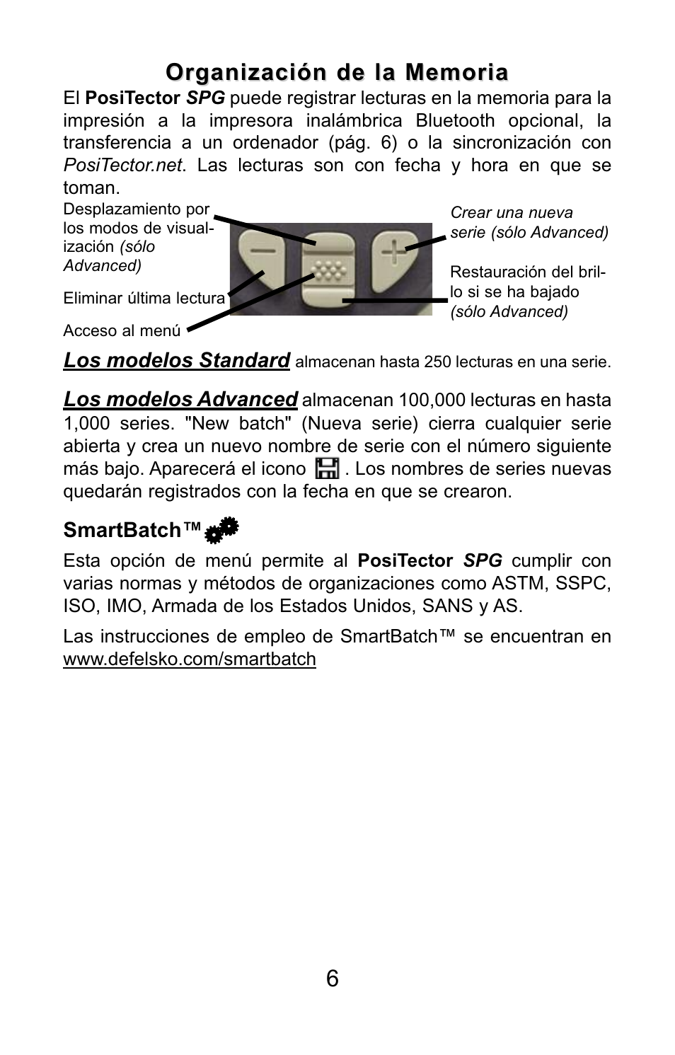 DeFelsko PosiTector SPG v.1.1 Quick Guide User Manual | Page 15 / 37