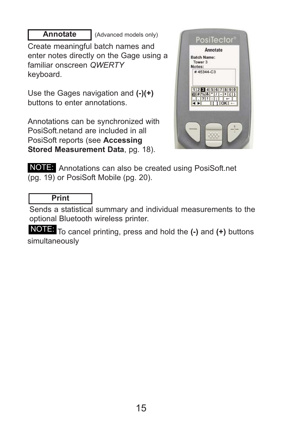 DeFelsko PosiTector SPG v.1.1 Full Manual User Manual | Page 18 / 35
