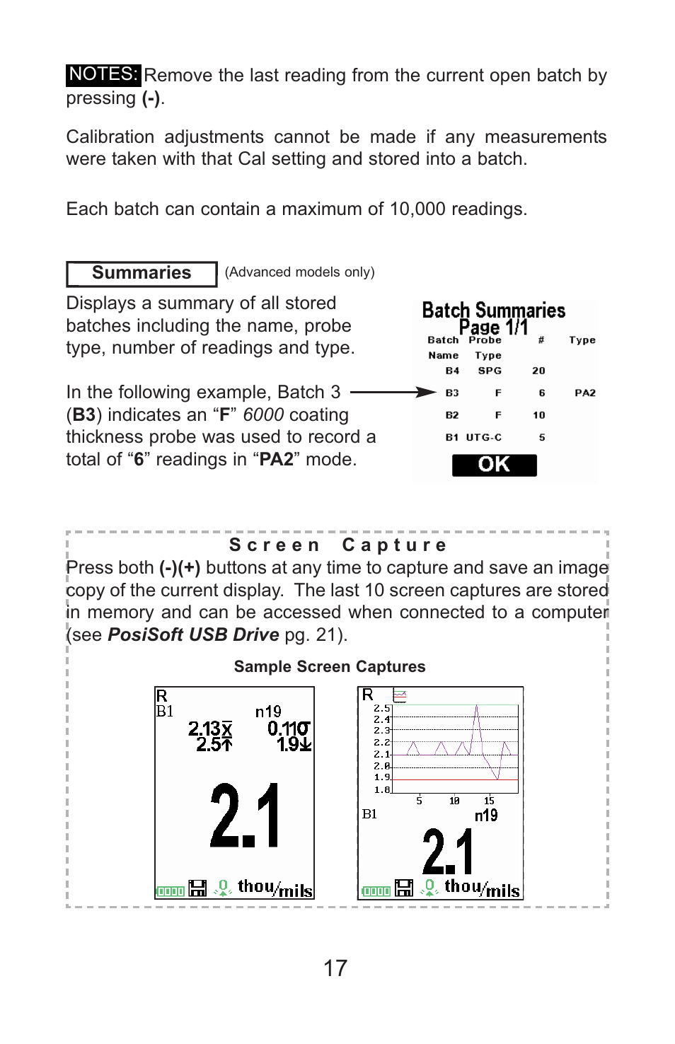 DeFelsko PosiTector SPG v.1.1 Full Manual User Manual | Page 20 / 35