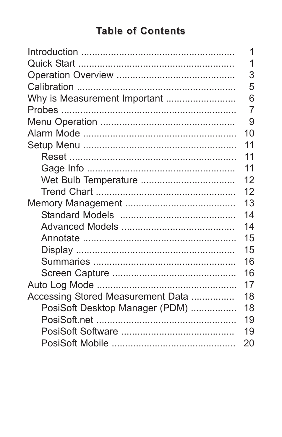 DeFelsko PosiTector DPM v.3.1 Full Manual User Manual | Page 2 / 35