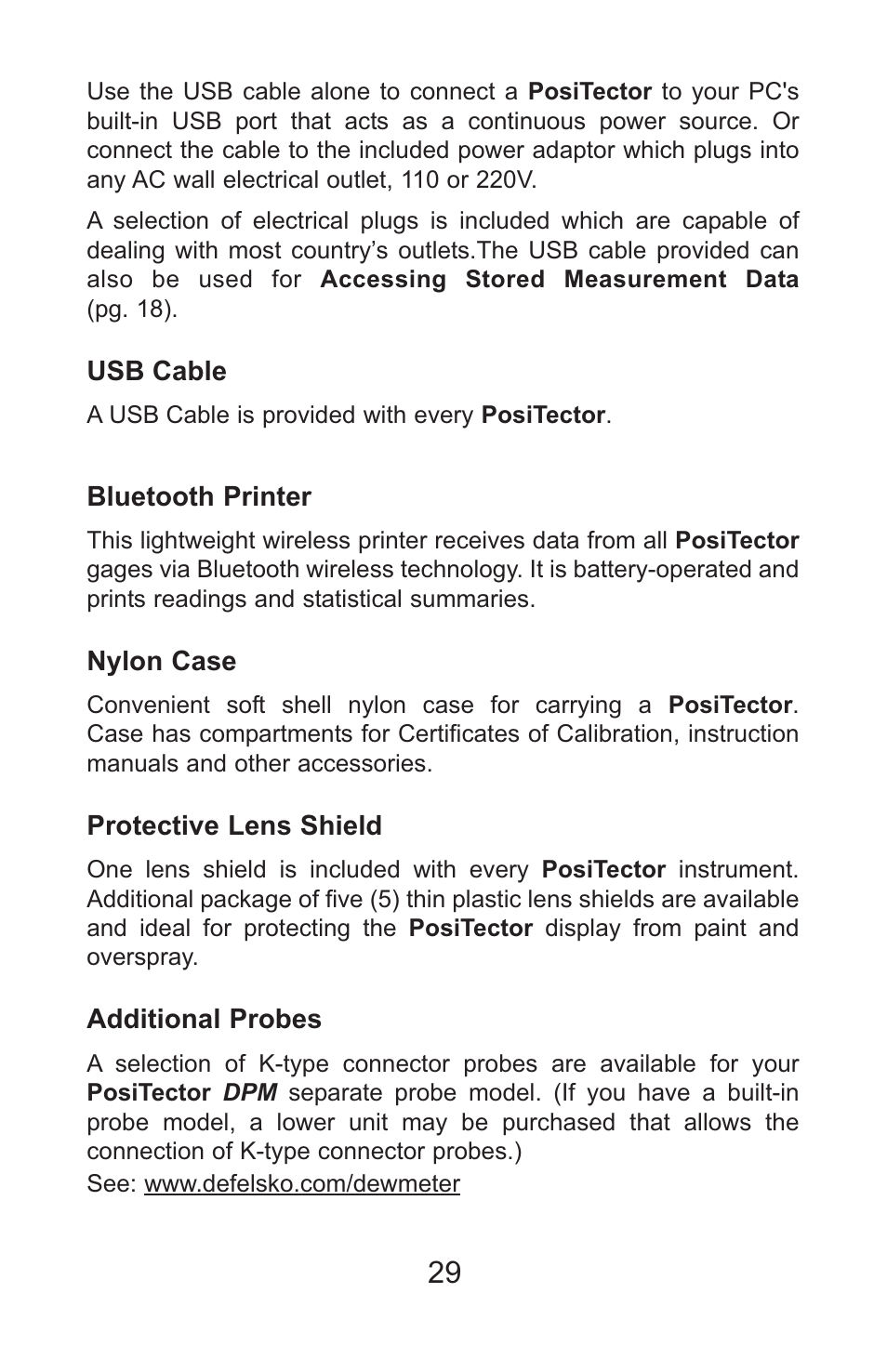 DeFelsko PosiTector DPM v.3.1 Full Manual User Manual | Page 32 / 35