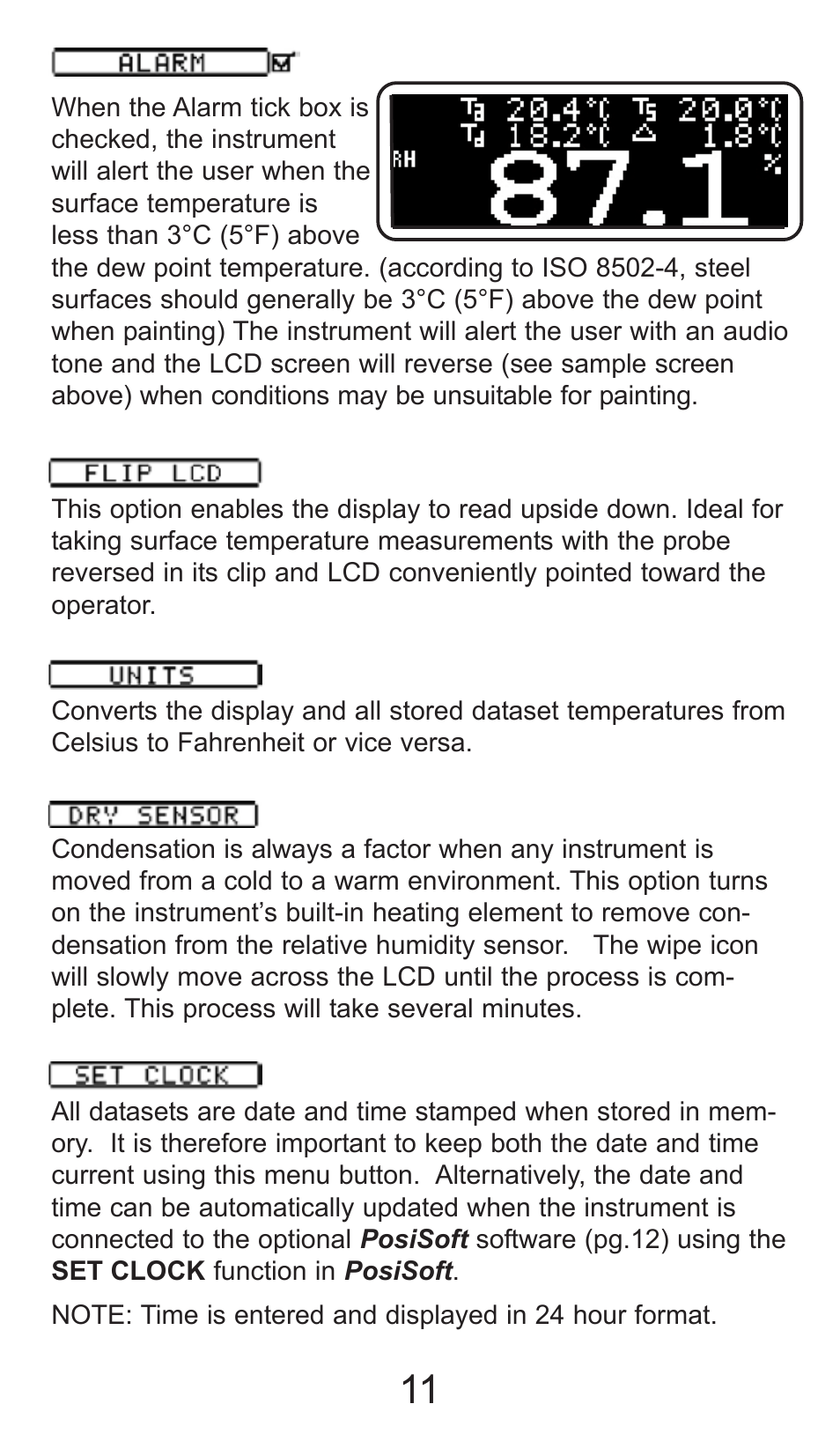 DeFelsko PosiTector DPM v.1.2 User Manual | Page 11 / 16