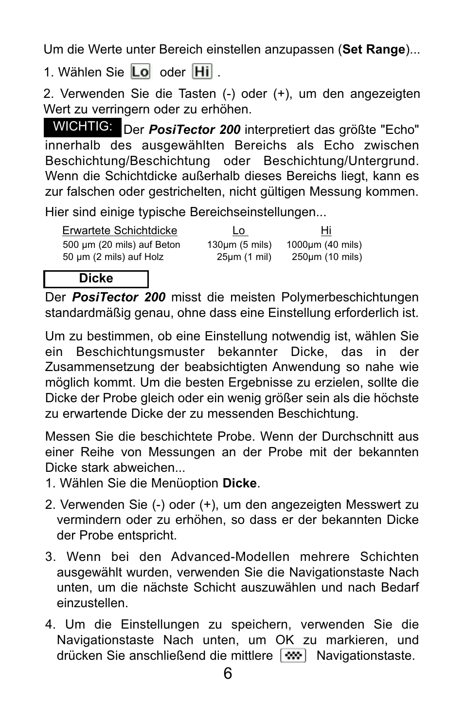 DeFelsko PosiTector 200 v.3.0 Quick Guide User Manual | Page 34 / 57