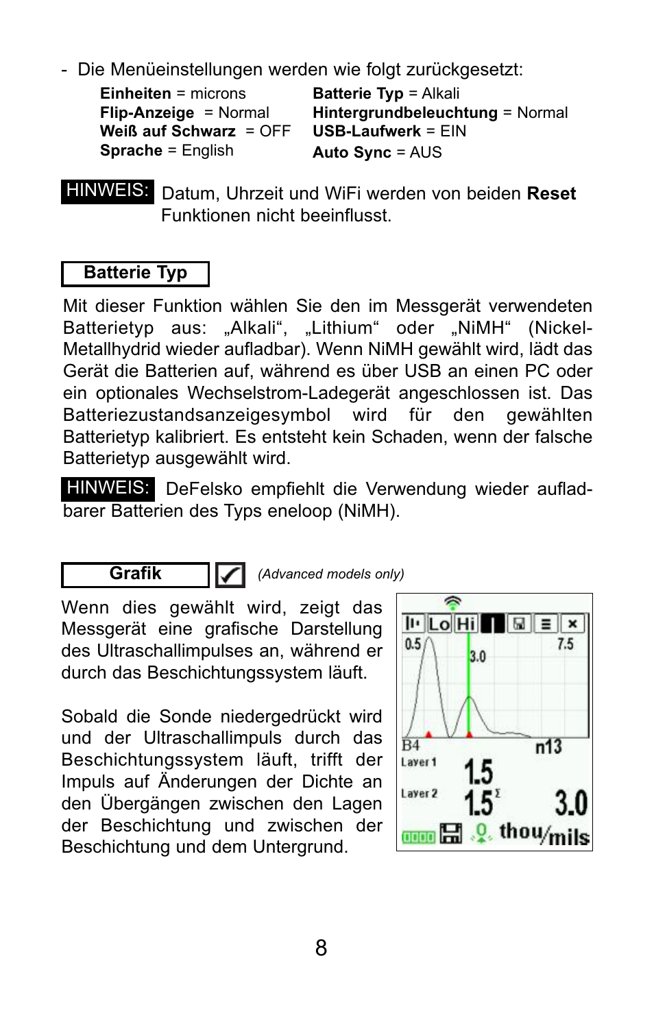 DeFelsko PosiTector 200 v.3.0 Quick Guide User Manual | Page 36 / 57