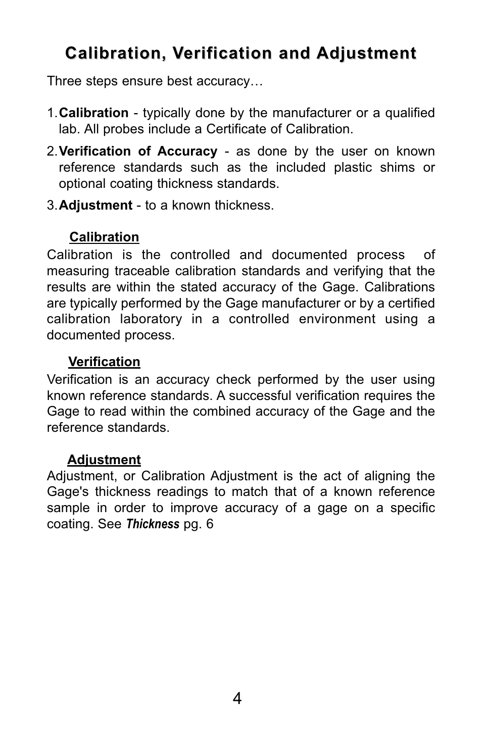 DeFelsko PosiTector 200 v.3.0 Quick Guide User Manual | Page 5 / 57