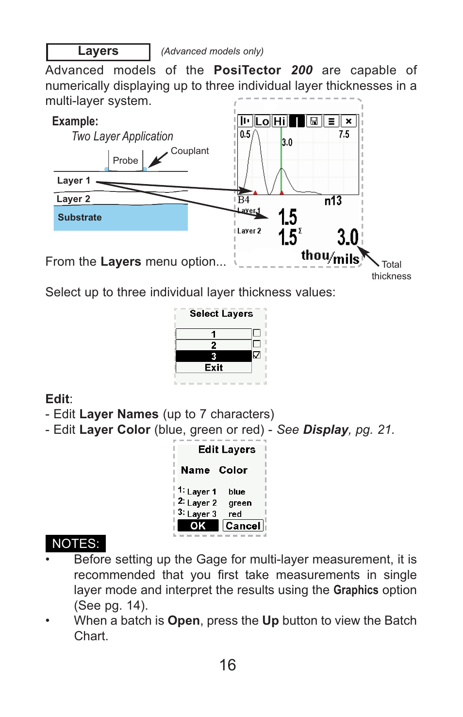 DeFelsko PosiTector 200 v.3.1 Full Manual User Manual | Page 16 / 40