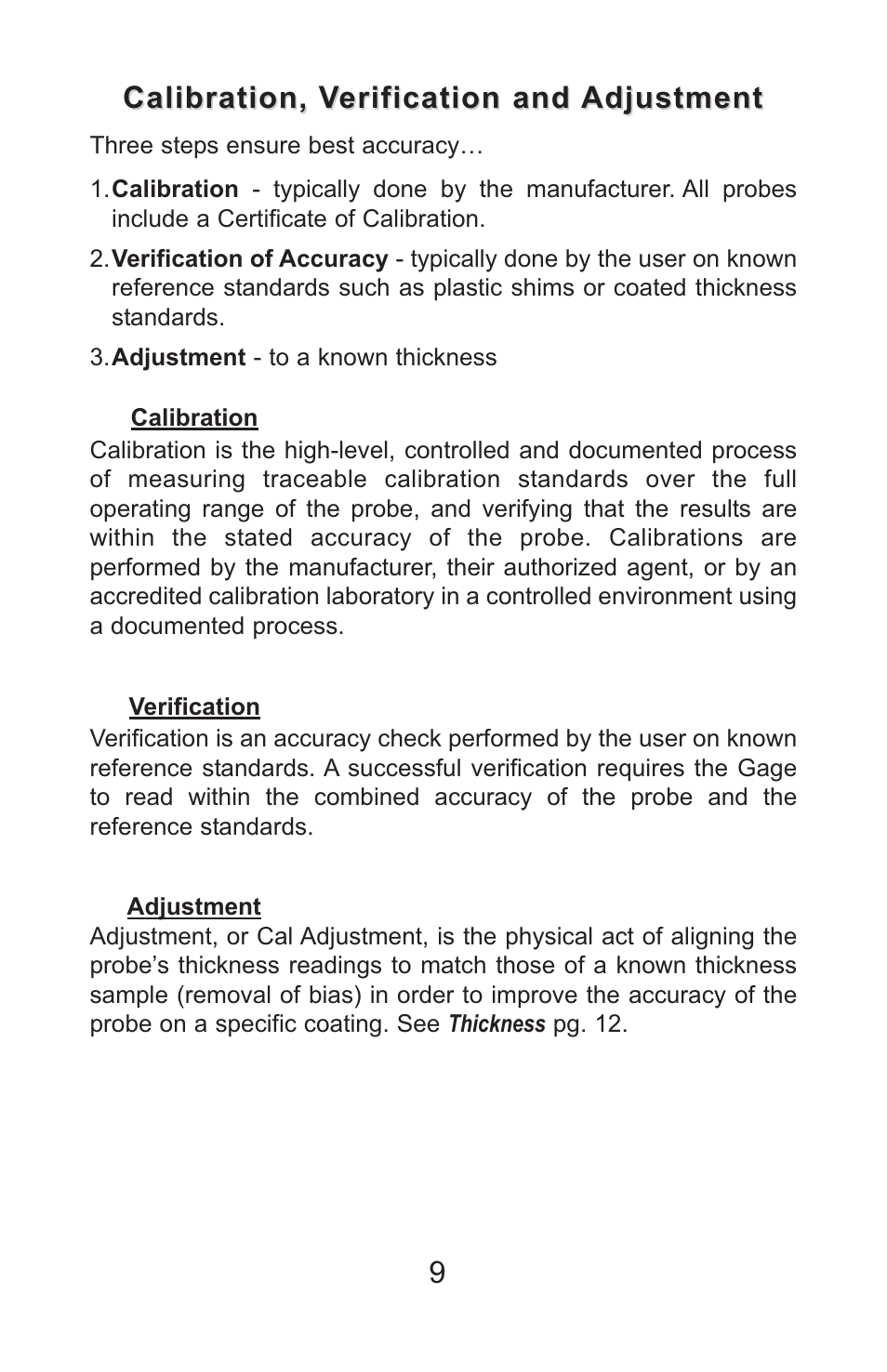 DeFelsko PosiTector 200 v.3.1 Full Manual User Manual | Page 9 / 40