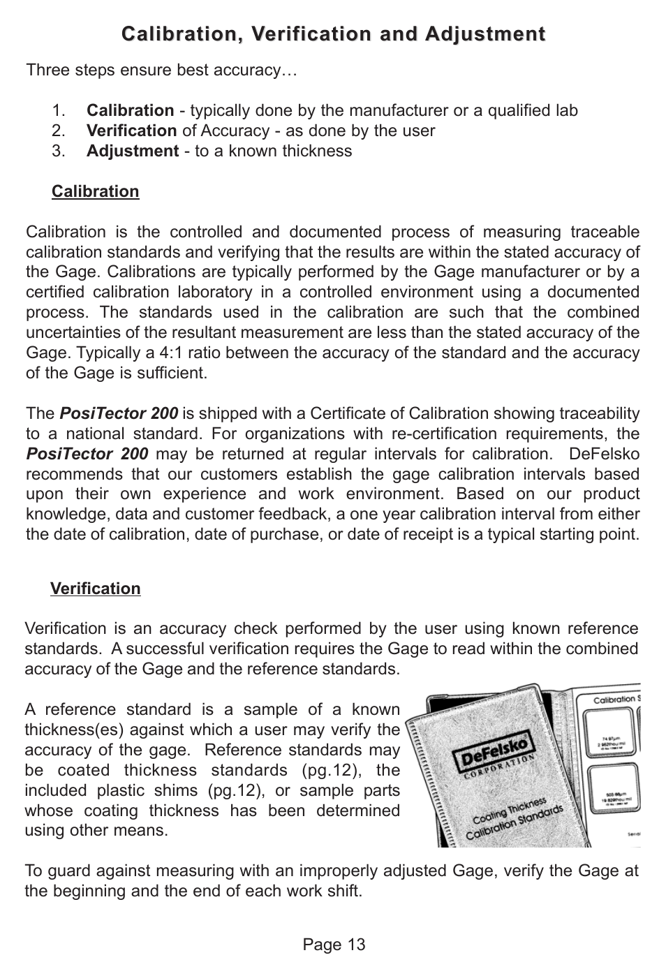 DeFelsko PosiTector 200 v.1.2 User Manual | Page 13 / 20