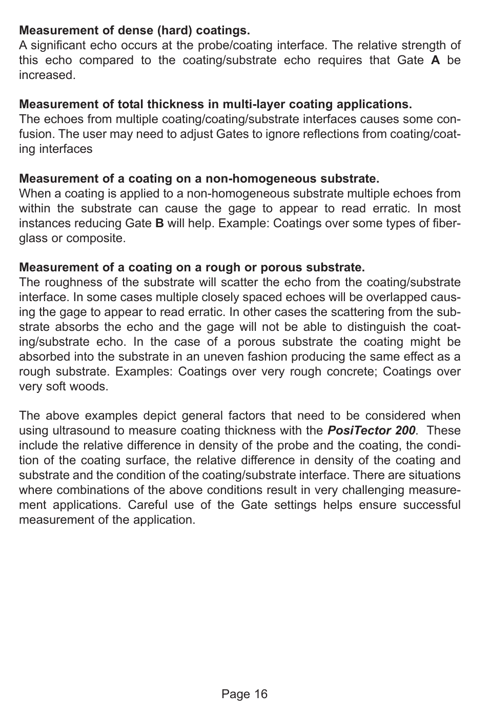 DeFelsko PosiTector 200 v.1.2 User Manual | Page 16 / 20
