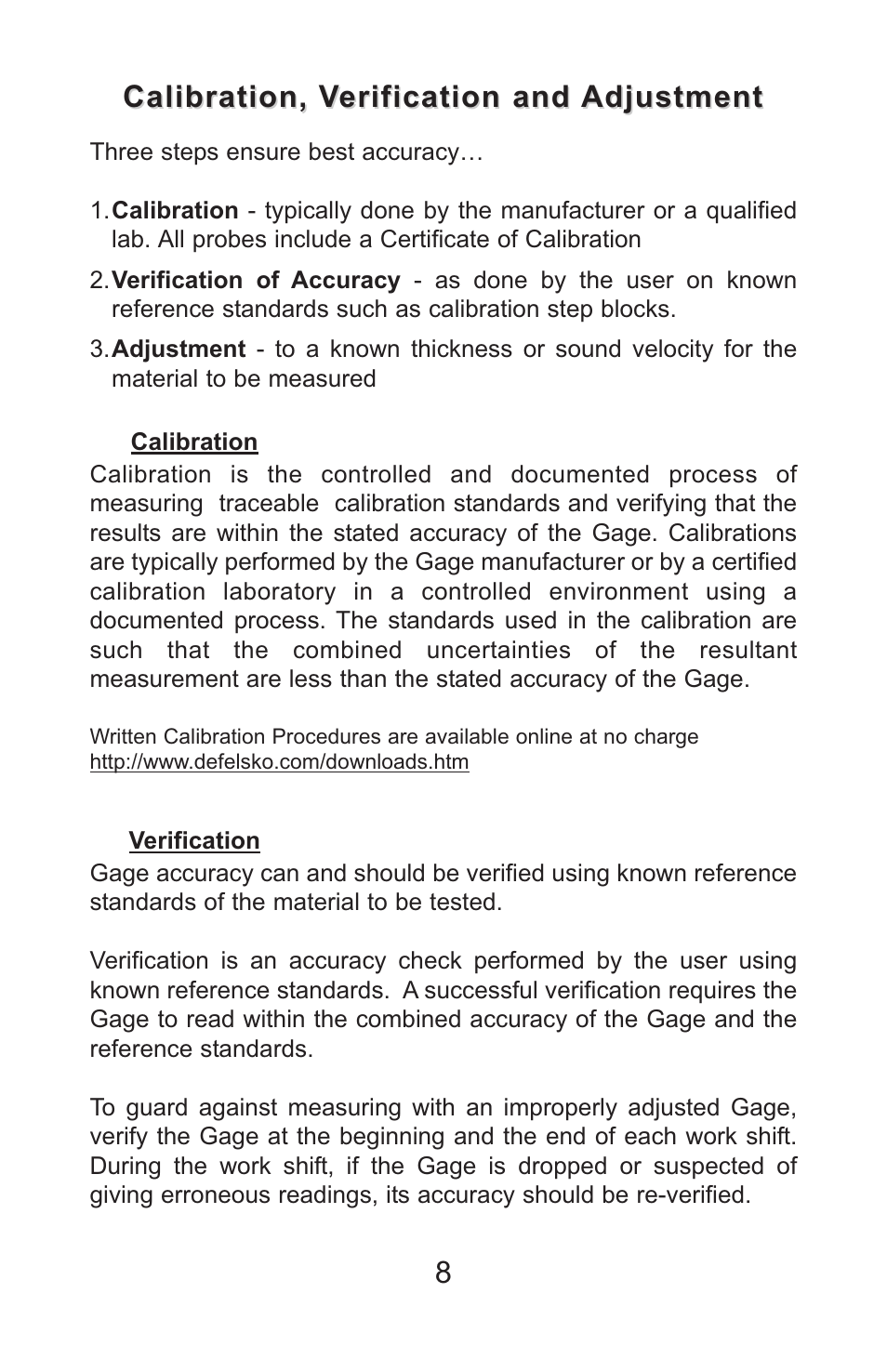 DeFelsko PosiTector UTG v.3.1 Full Manual User Manual | Page 11 / 48