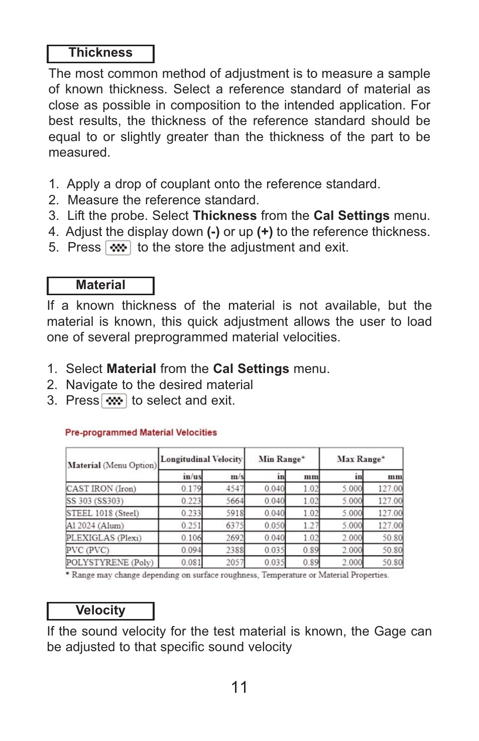 DeFelsko PosiTector UTG v.3.1 Full Manual User Manual | Page 14 / 48