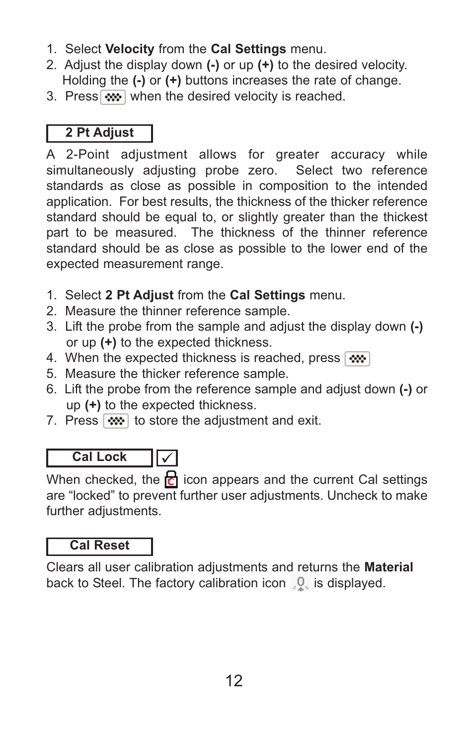 DeFelsko PosiTector UTG v.3.1 Full Manual User Manual | Page 15 / 48