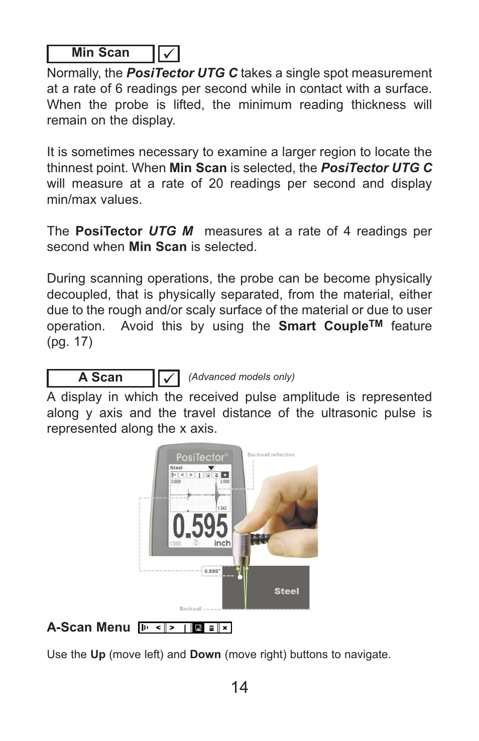 DeFelsko PosiTector UTG v.3.1 Full Manual User Manual | Page 17 / 48