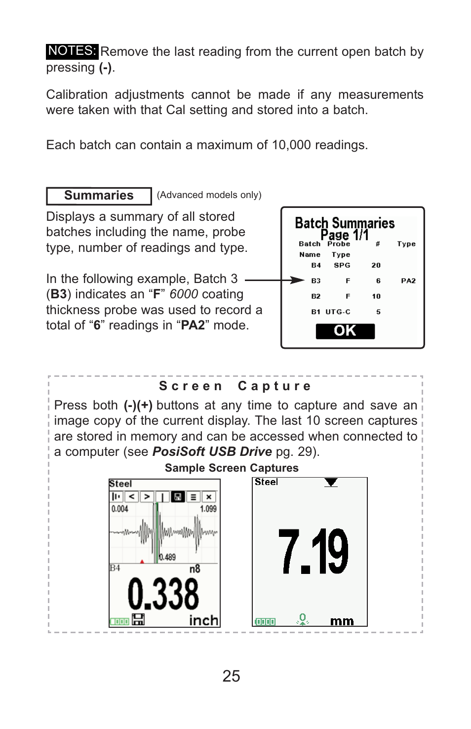 DeFelsko PosiTector UTG v.3.1 Full Manual User Manual | Page 28 / 48