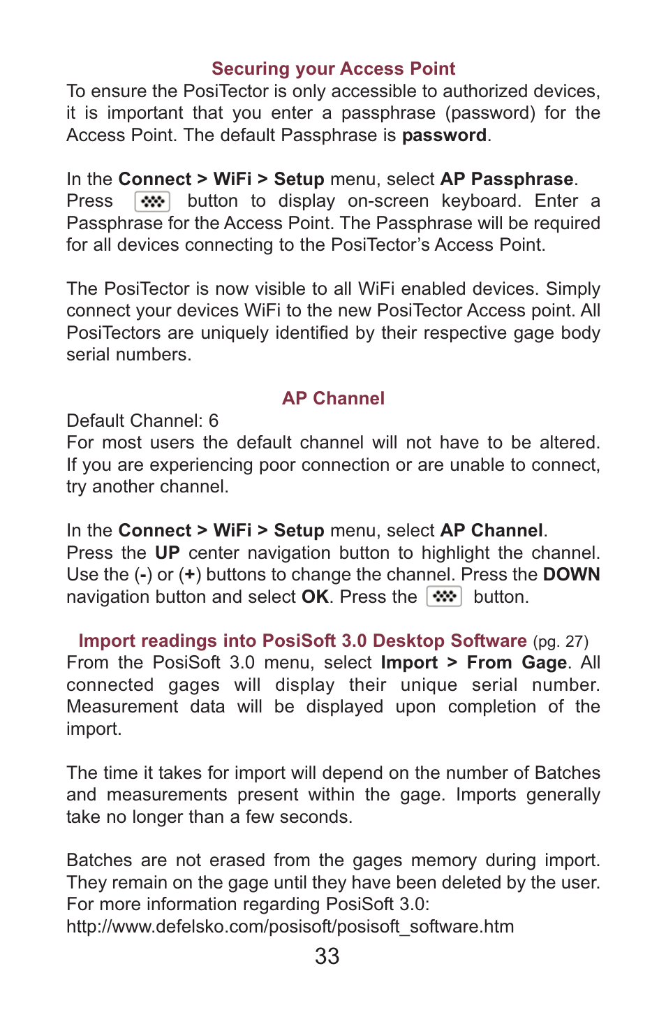 DeFelsko PosiTector UTG v.3.1 Full Manual User Manual | Page 36 / 48