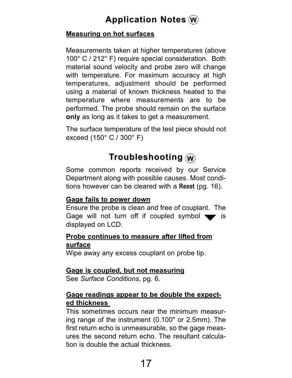DeFelsko PosiTector UTG v.2.2 User Manual | Page 17 / 20