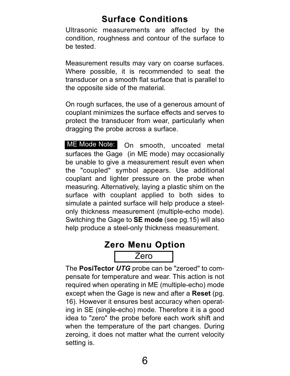 DeFelsko PosiTector UTG v.2.2 User Manual | Page 6 / 20